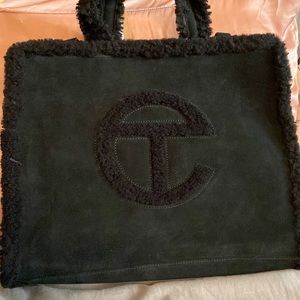 UGG x Telfar Black Medium Shopper Bag